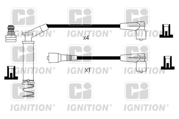 QUINTON HAZELL Комплект проводов зажигания XC1236